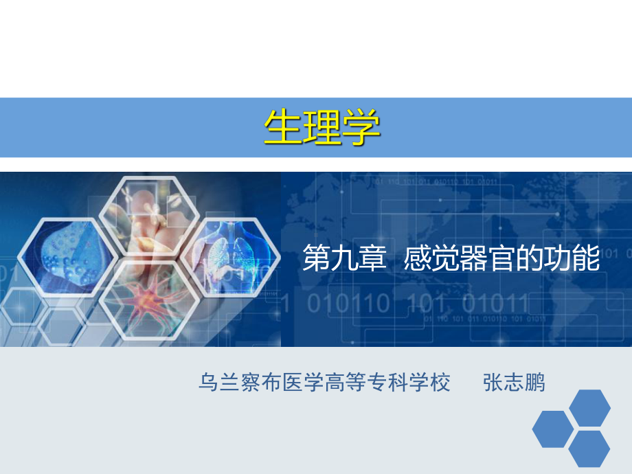 生理学九感觉器官的功能PPT课件.ppt_第1页