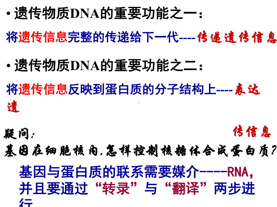 浙江省瓯海区三溪中学高中生物必修二《34遗传信息的表达-RNA和蛋白质的合成》课件其他.ppt.ppt_第2页