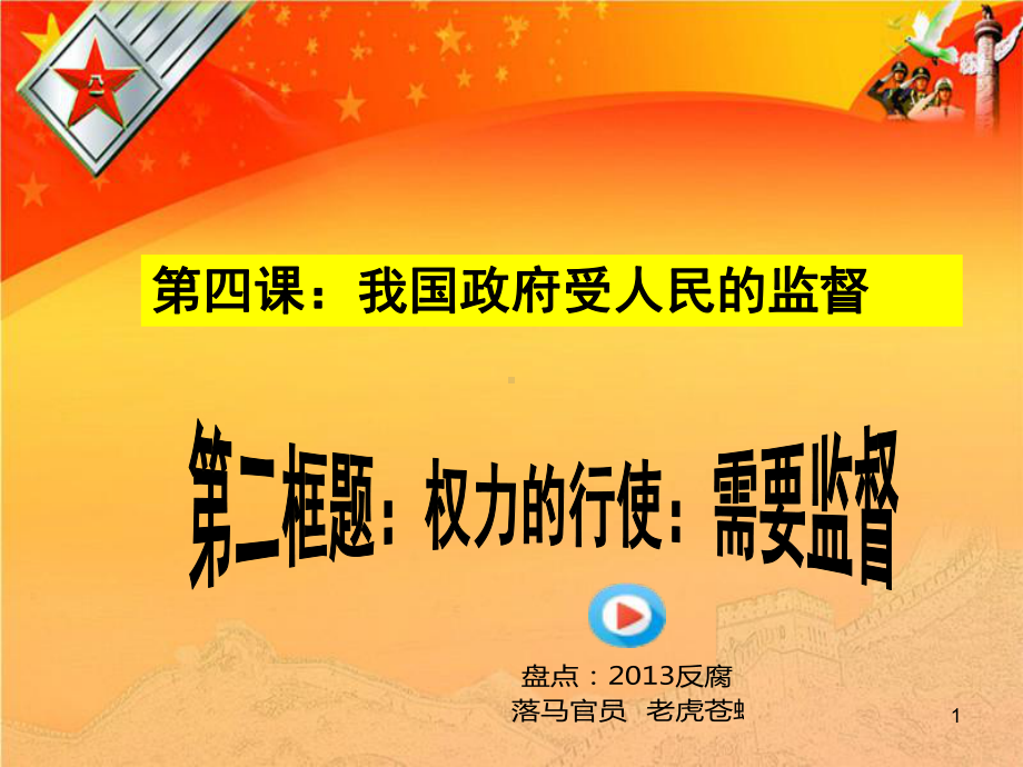 权力的监督PPT课件.ppt_第1页