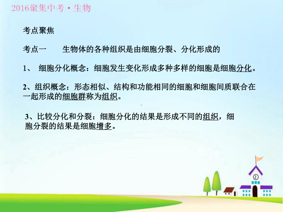 广东省人教版2016年初中生物中考复习课件专题4组织、器官、系统(共29张PPT) .ppt.ppt_第2页