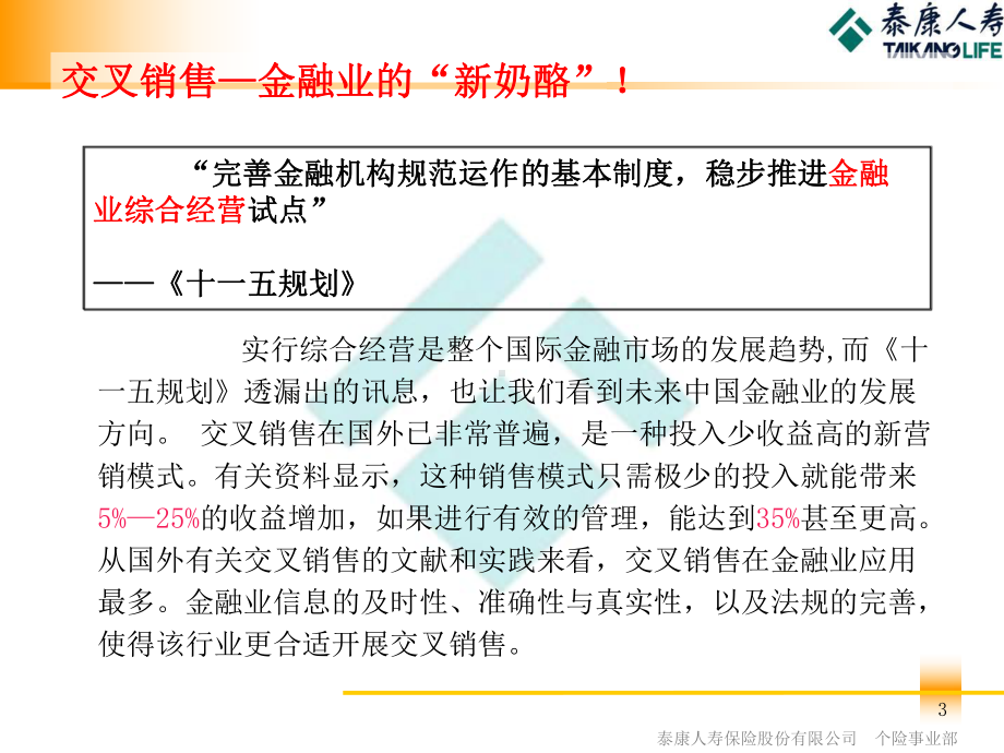 交叉销售意义和新政策宣导课件.ppt_第3页