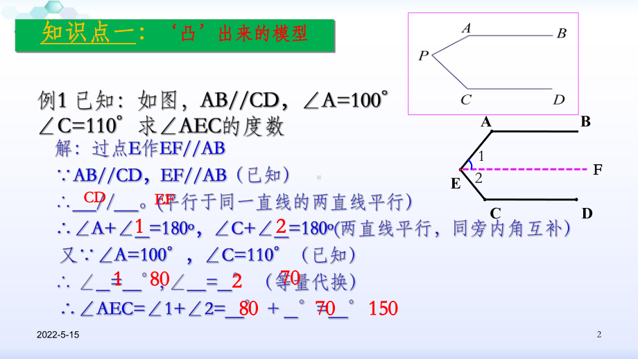 平行线中的拐点问题课件.ppt_第2页