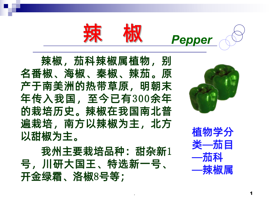 辣椒简介及其高产栽培技术PPT课件.ppt_第1页