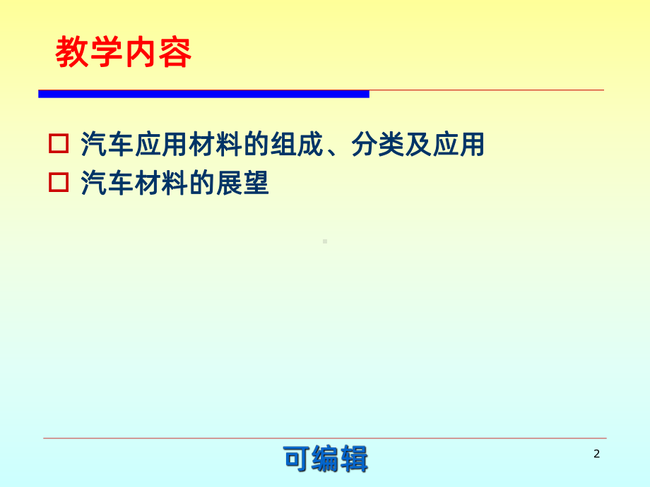 汽车零部件的材料PPT课件.ppt_第2页