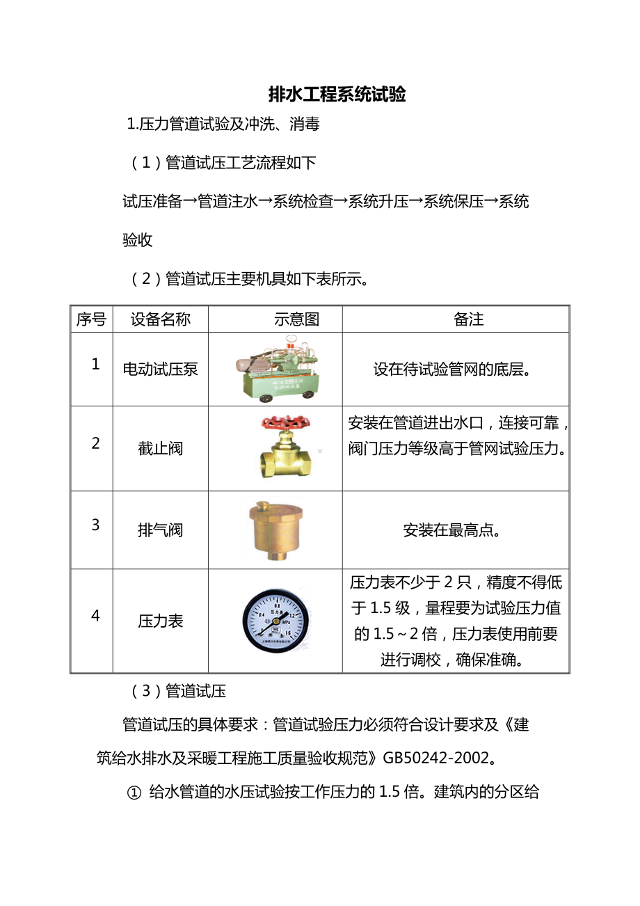 排水工程系统试验.docx_第1页