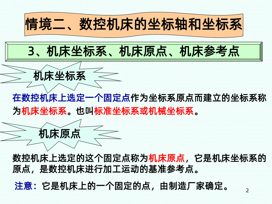 数控机床坐标系及相关点-PPT课件.ppt_第2页