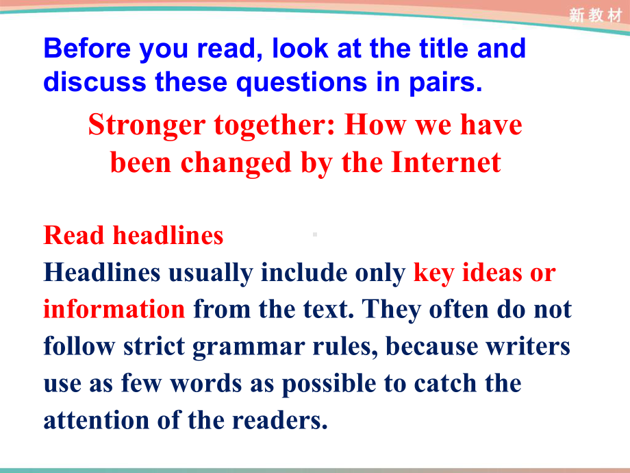 Unit3 Reading and Thinking 期末复习ppt课件-（2019）新人教版高中英语高一必修第二册.pptx_第3页