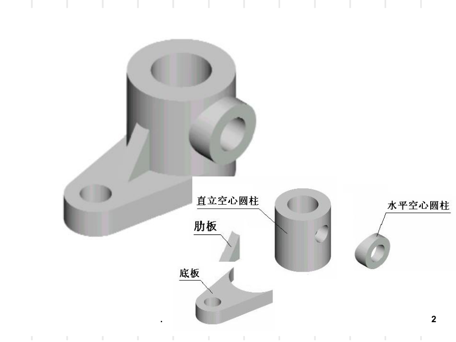 组合体的组合形式及表面连接关系PPT课件.ppt_第2页