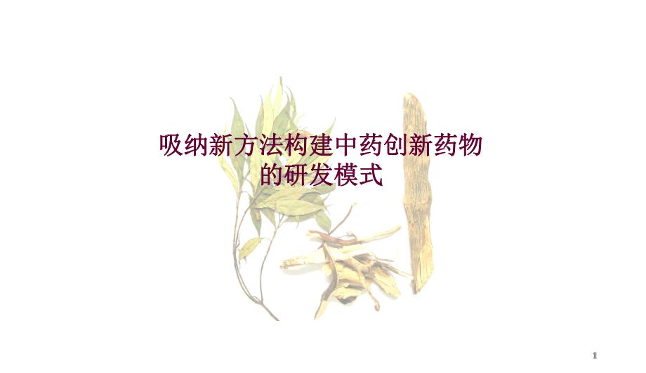 中药创新药物研究PPT课件.ppt_第1页