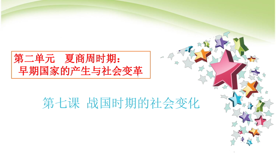 第七课战国时期的社会变化课件.ppt_第1页