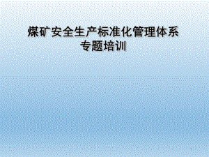 2020新煤矿安全标准化体系培训课件90页.ppt