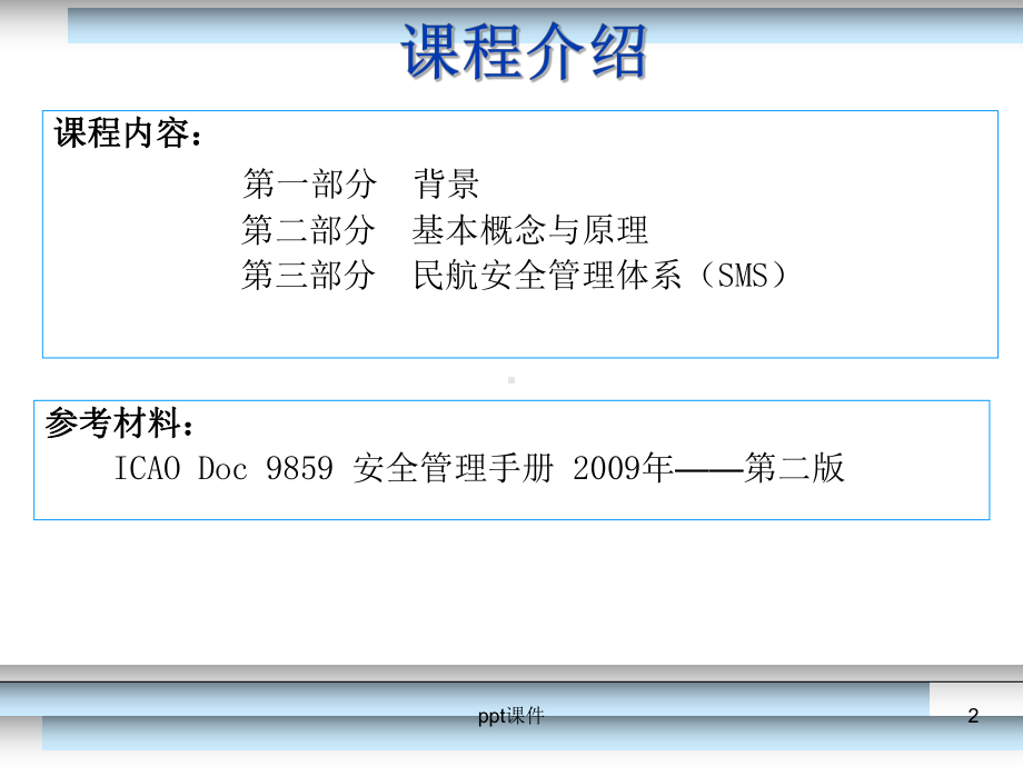 民航安全管理体系(SMS)-ppt课件.ppt_第2页