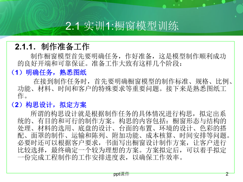 橱窗模型训练-ppt课件.ppt_第2页