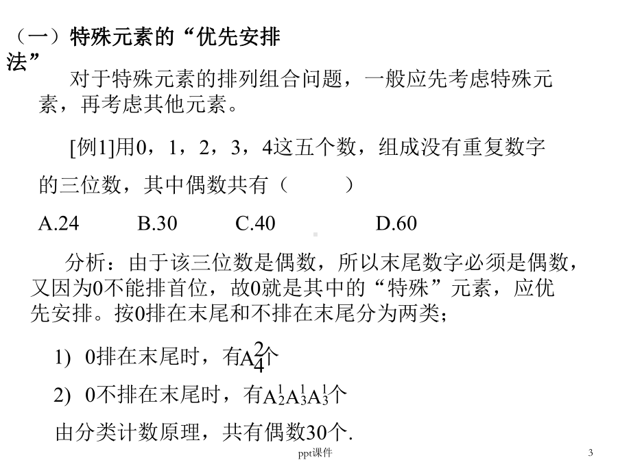 解决排列问题的常用方法-ppt课件.ppt_第3页