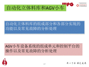 自动化立体料库和AGV小车-ppt课件.ppt