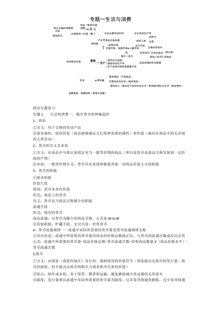 政治专题生活与消费.docx_第1页