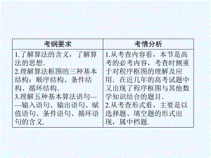 0一轮复习课件-第9章-第节-算法与程序框图、基.ppt