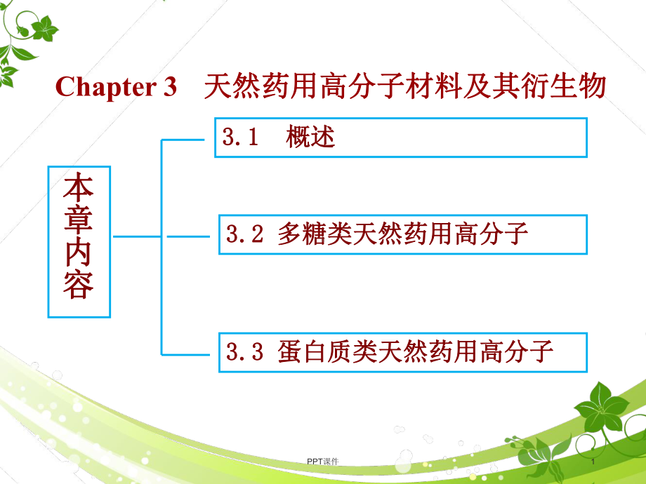 天然药用高分子材料及其衍生物-ppt课件.ppt_第1页