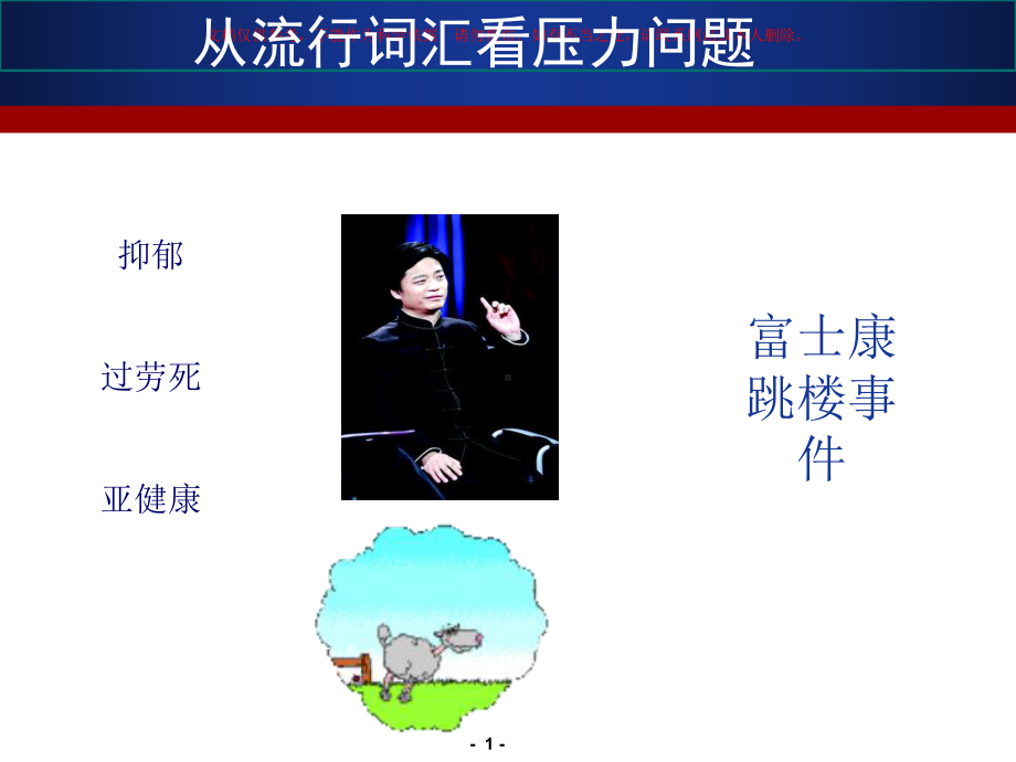 压力和情绪管理讲座课件.ppt_第1页