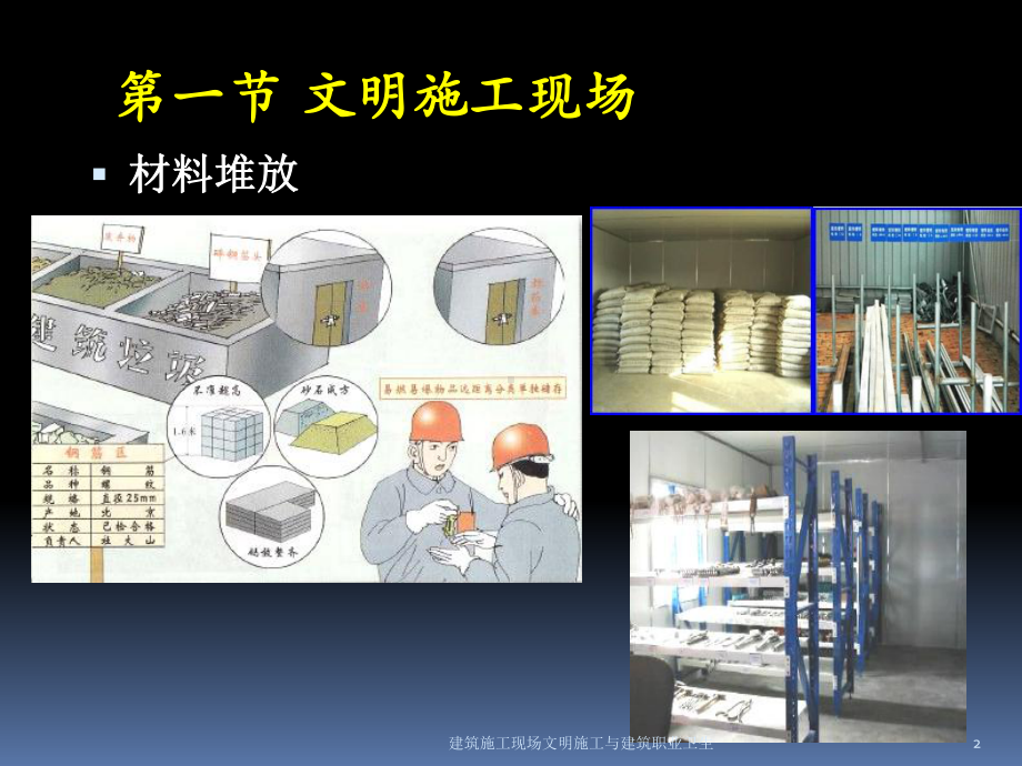 建筑施工现场文明施工与建筑职业卫生培训课件.ppt_第2页