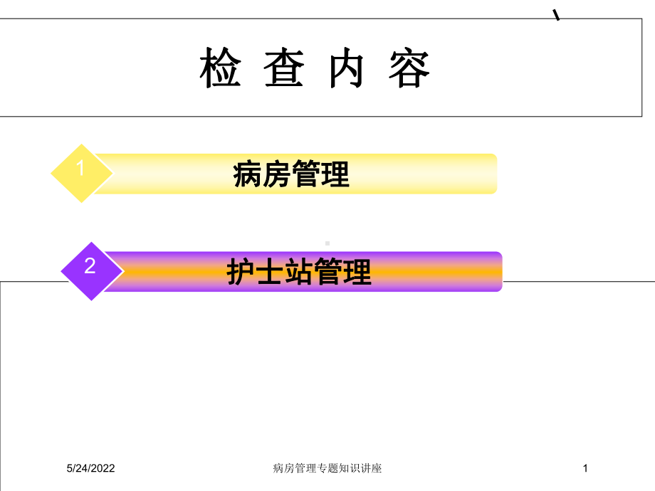 病房管理专题知识讲座培训课件.ppt_第1页