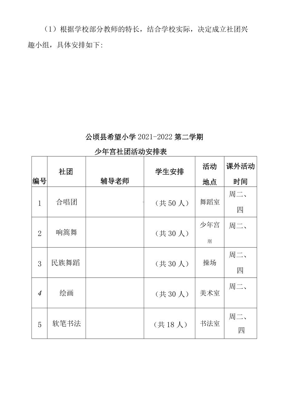 学校组织春季少年宫活动计划（4-6月）方案.docx_第2页