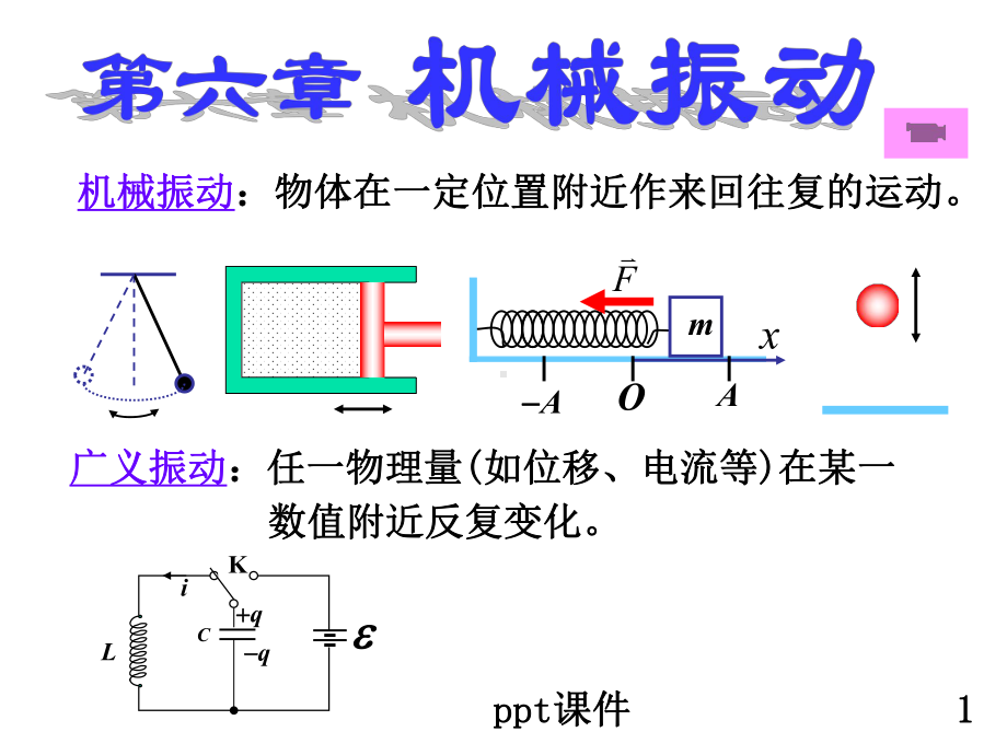 大学物理-机械振动-ppt课件.ppt_第1页