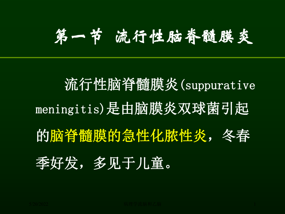 病理学流脑和乙脑培训课件.ppt_第1页