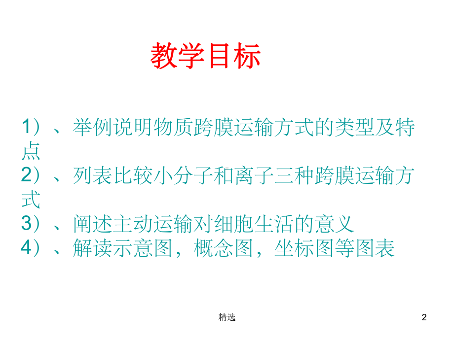 物质跨膜运输的方式ppt课件.ppt_第2页