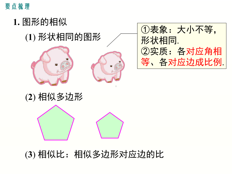 新北师大数学九年级上册课件：第四章-图形的相似小结与复习.ppt_第2页