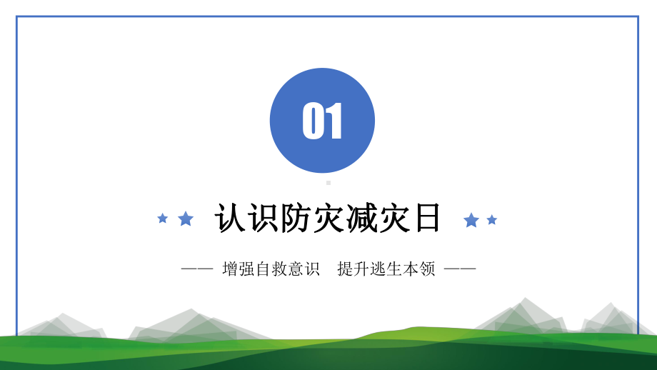 2022防震减灾主题班会PPT卡通风防震减灾儿童安全教育主题班会演讲课件模板 (2).pptx_第3页