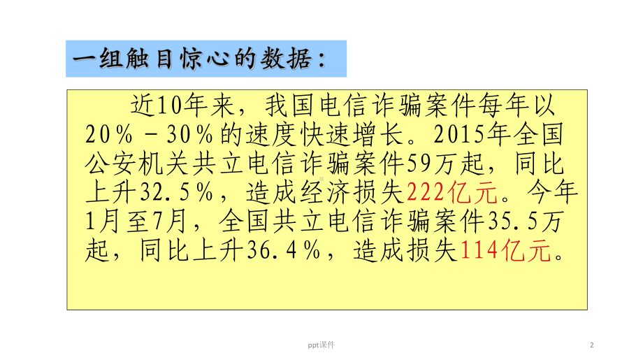 预防电信诈骗主题班会-ppt课件.ppt_第2页