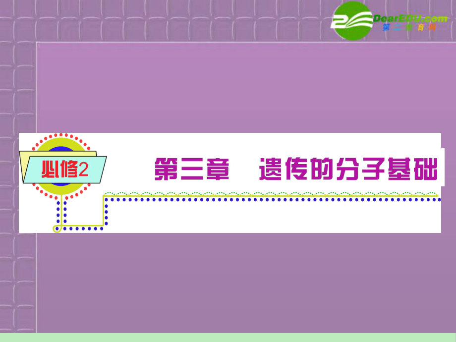 （学海导航）浙江省2012届高中生物总复习第一轮复习 第3章 第4节 遗传信息的表达RNA和蛋白质的合成课件 湘教版必修2 （精编）.ppt_第1页