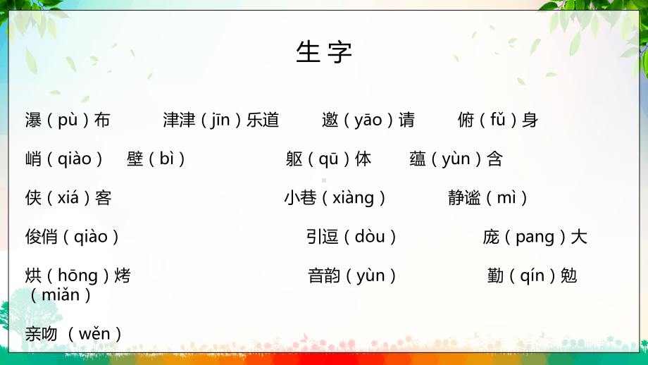 人教版六年级上册语文知识点汇总培训讲座图文PPT课件模板.pptx_第3页