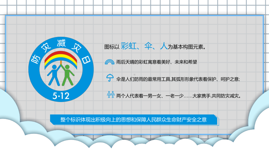 蓝色小清新卡通扁平风512防灾减灾主题班会专题教学汇报PPT课件.pptx_第2页