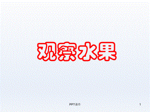 观察水果-ppt课件.ppt