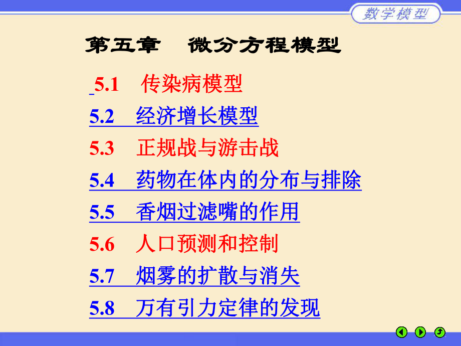 数学模型(第四版)课件-第五章.ppt_第1页