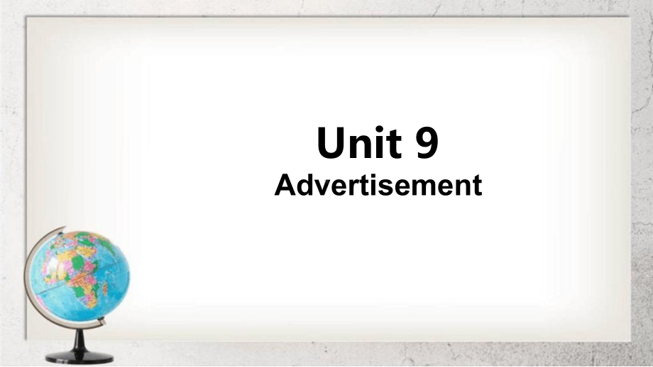 Advertisement中职英语基础模块-下册Unit-9课件2语文版.ppt（无音视频）_第1页