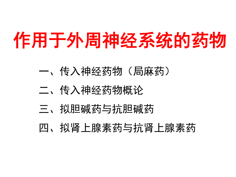 2013执业兽医资格考试药理学拟胆碱药与抗胆碱药-11-29 ppt课件.ppt_第1页