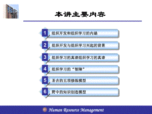 南开大学人力资源管理课件-12章-组织开发与学习.ppt