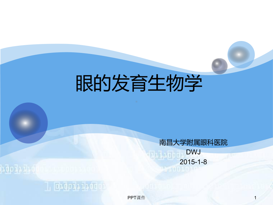 眼的发育生物学-ppt课件.ppt_第1页