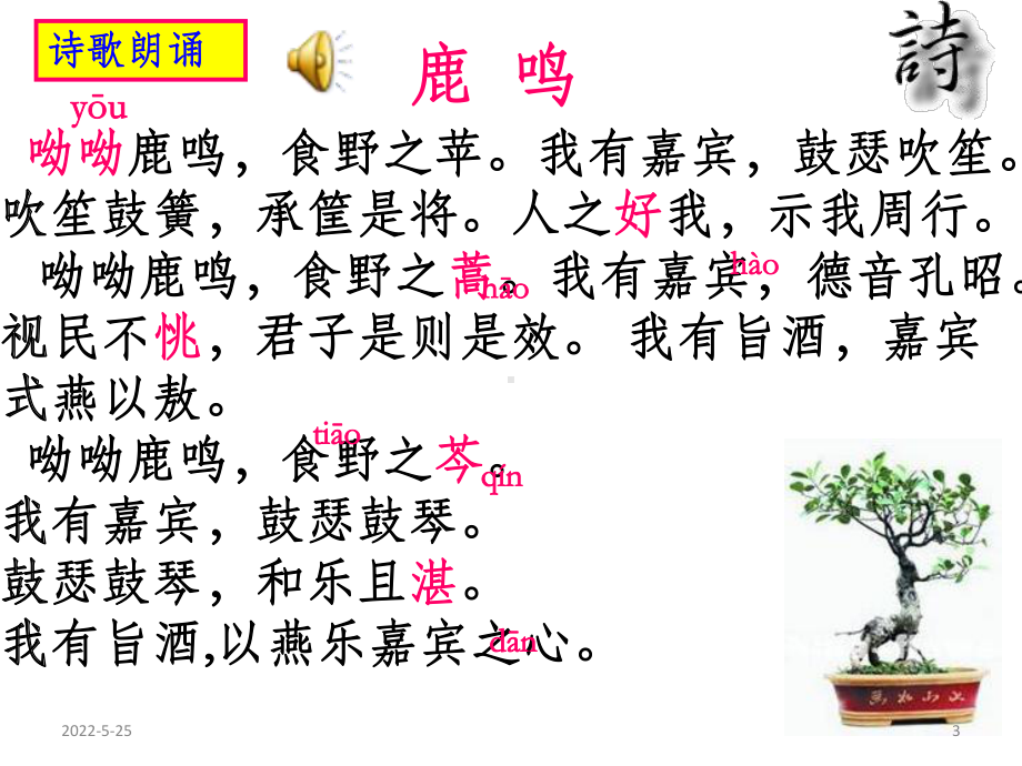 《鹿鸣》标准课件(同名120130).ppt_第3页