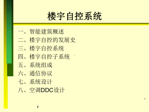 楼宇自控系统基础学习课件.ppt