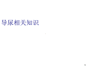 导尿相关知识ppt课件.ppt