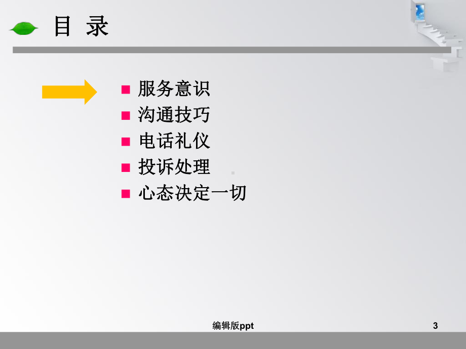 服务意识及技巧培训ppt课件.ppt_第3页