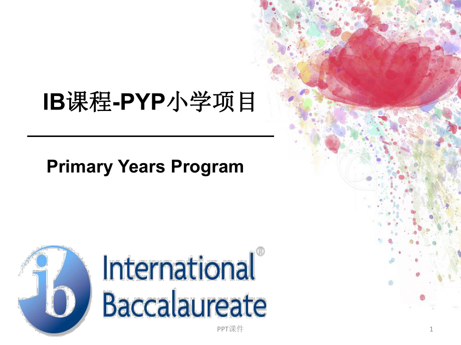 IB课程-PYP小学项目-ppt课件.ppt_第1页