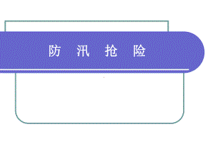 防汛抢险PPT课件-精品.ppt