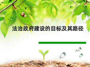 法治政府建设PPT课件.ppt