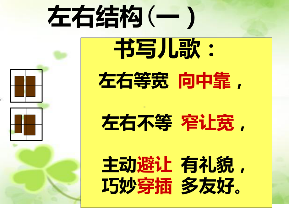 左右结构的字书写PPT课件.ppt_第2页