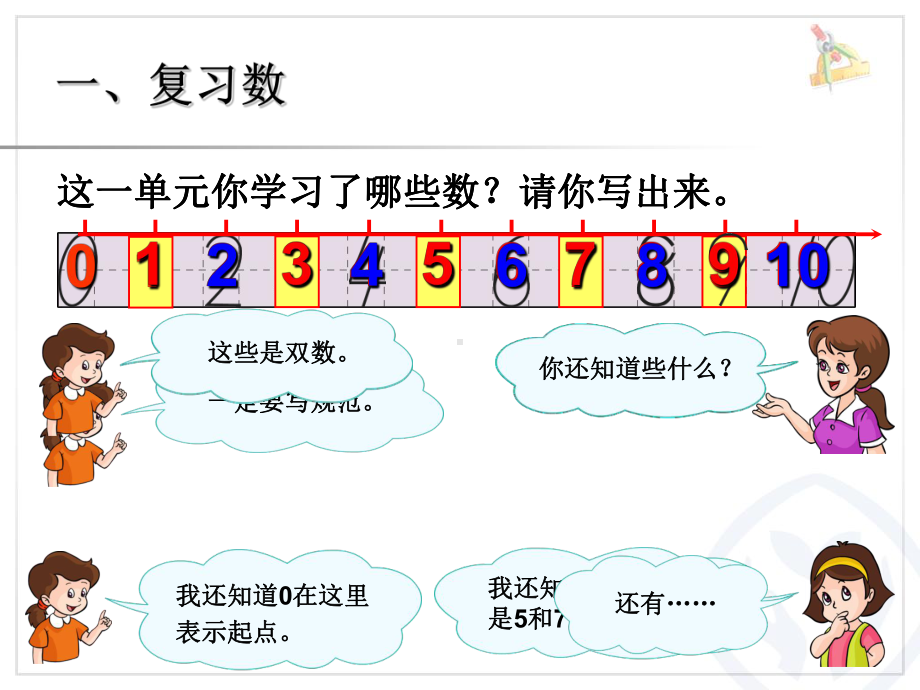 人教版一年级数学上册第五单元整理和复习ppt课件.ppt_第2页